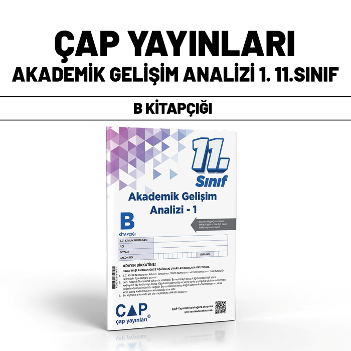 ÇAP 11.SINIF AKADEMİK GELİŞİM ANALİZİ 1-B - 24-25